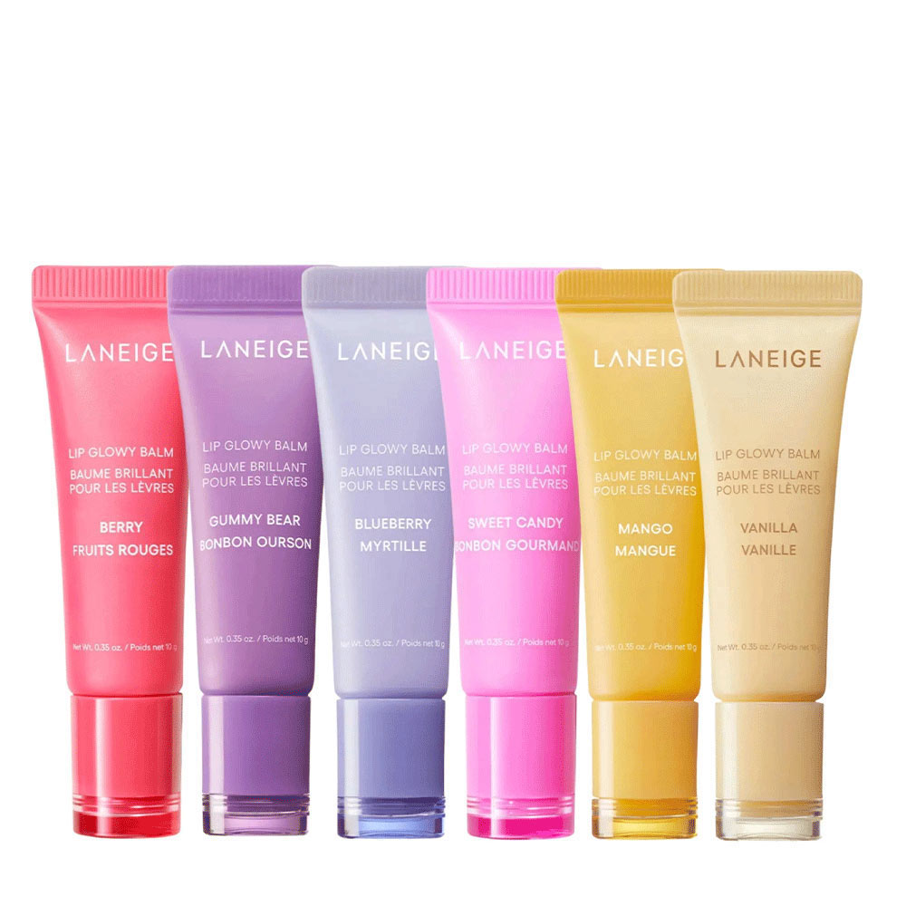 بالم-لب-لانیژ-درخشان-کننده-و-مرطوب-کننده-LANEIGE-Lip-Glowy-Balm بالم لب تیوپی لیپ گلویی لانیژ در رنگ بندی LIP GLOWING BALM LANEIGE - Image 1