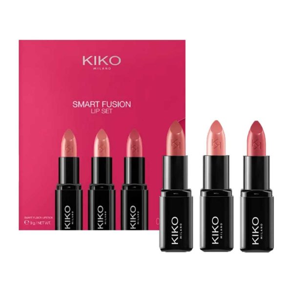 ست سه تایی رژلب جامد شماره 3 کیکو میلانو مدل Smart Fusion KIKO Milano Smart Fusion Lipstick 3 Pieces Set