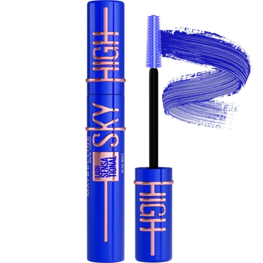14144021470202581611 (1) ریمل بلندکننده و حجم دهنده میبلین مدل اسکای های (رنگ آبی) Maybelline Lash Sensational Sky High Mascara Blue Mist - Image 1