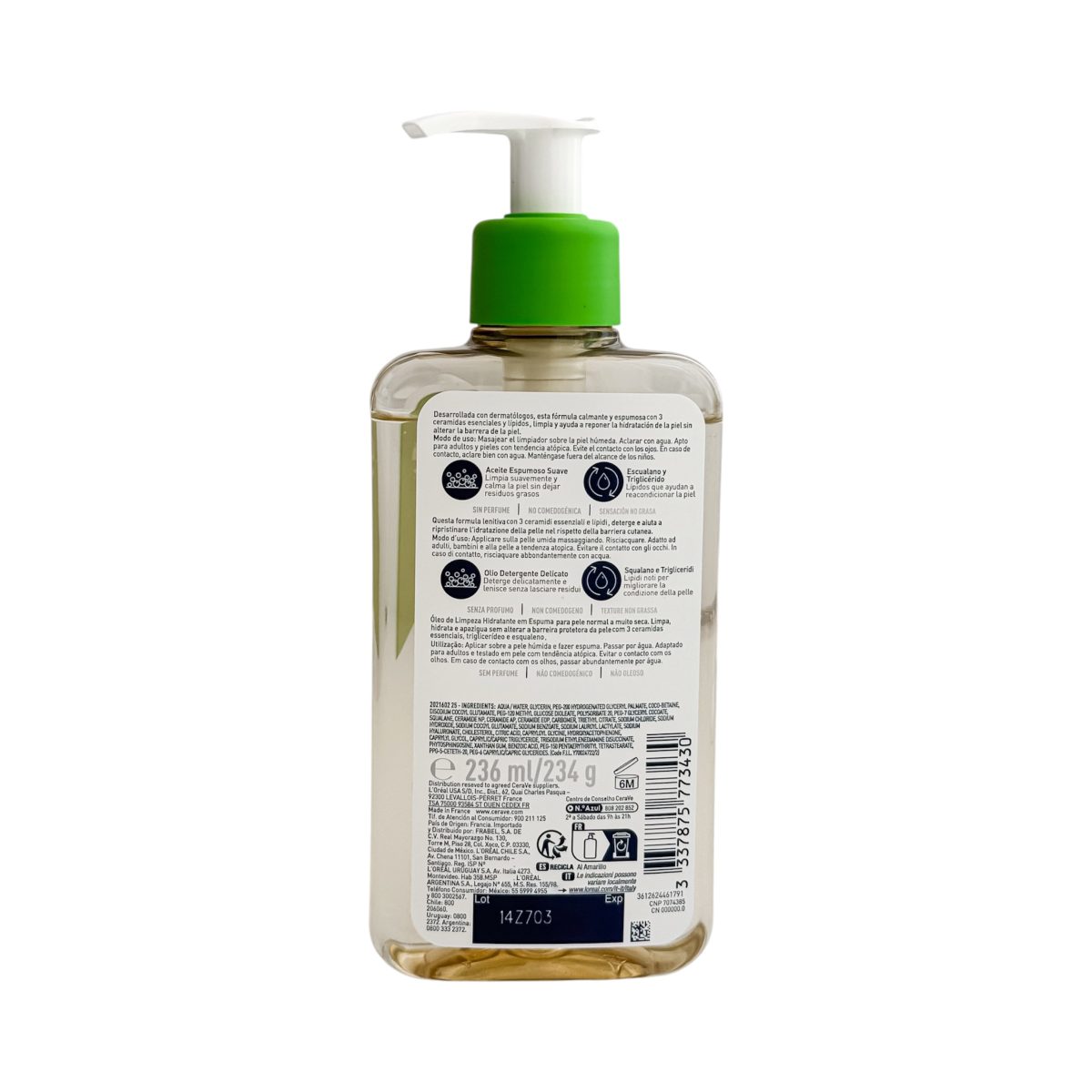 شوینده روغنی پاک کننده سراوی 236  میل CERAVE - Image 3