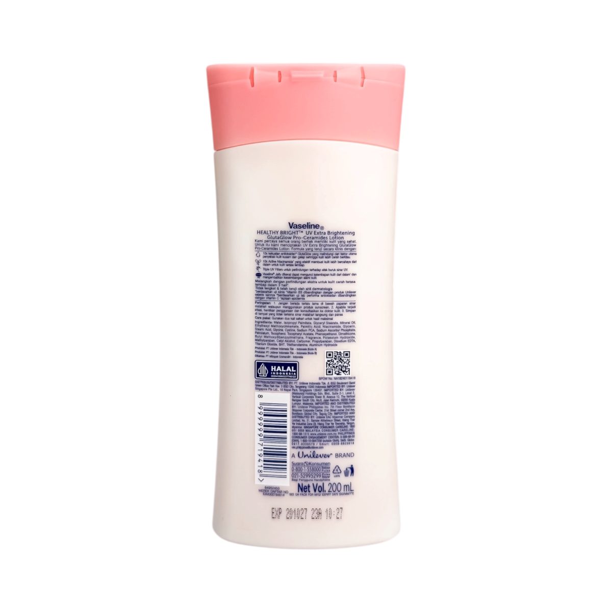 لوسیون بدن وازلین هلثی برایت مدل برایتنینگ دارای spf24 حجم 200 میل VASELINE Healthy Bright - Image 2