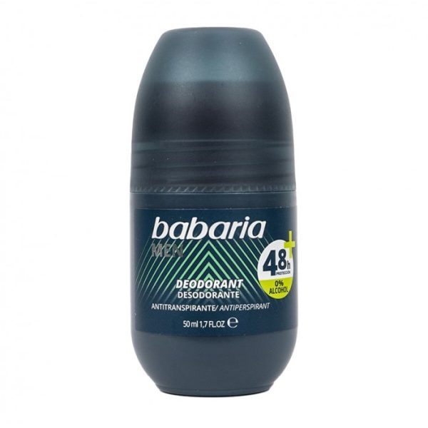 باباریا مام رول CERO MEN مشکی حجم 50 میل - ماندگاری 48 ساعته babaria