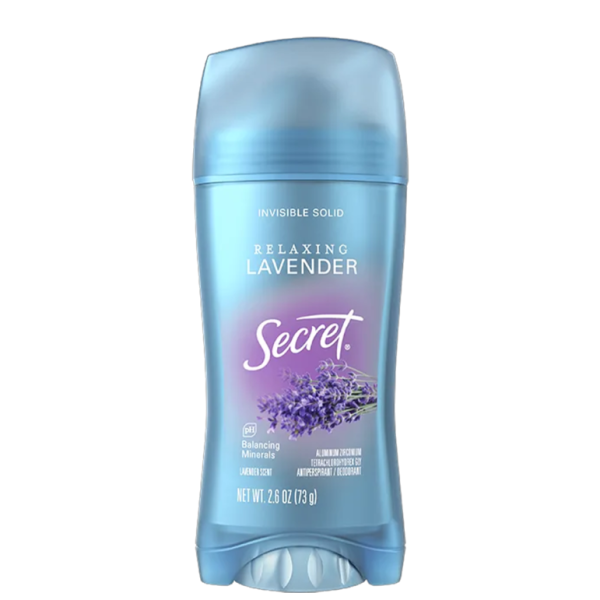 مام استیکی زنانه سکرت ضد تعریق مدل لوندر حجم 73 گرم - 72 ساعته secret lavender