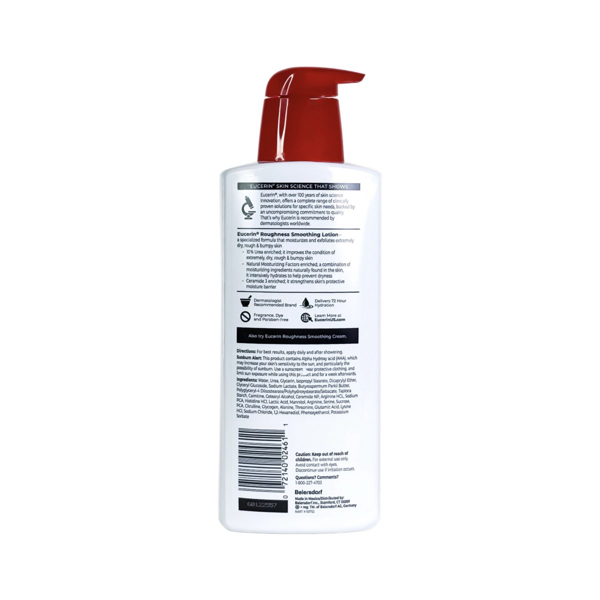 لوسیون بدن ایوسرین حجم 500 میل مدل Eucerin Roughness Smoothing Lotion - Image 2