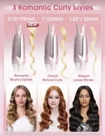 دستگاه فر کننده مو شیگلم مدل SHEGLAM Cupid's Charm One-Touch Instant Curler 19mm - Image 5