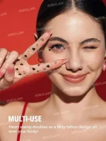 خط چشم استامپی شیگلم طرح قلبی Sheglam Heart Eyes 2-In-1 Stamp Eyeliner - Image 4