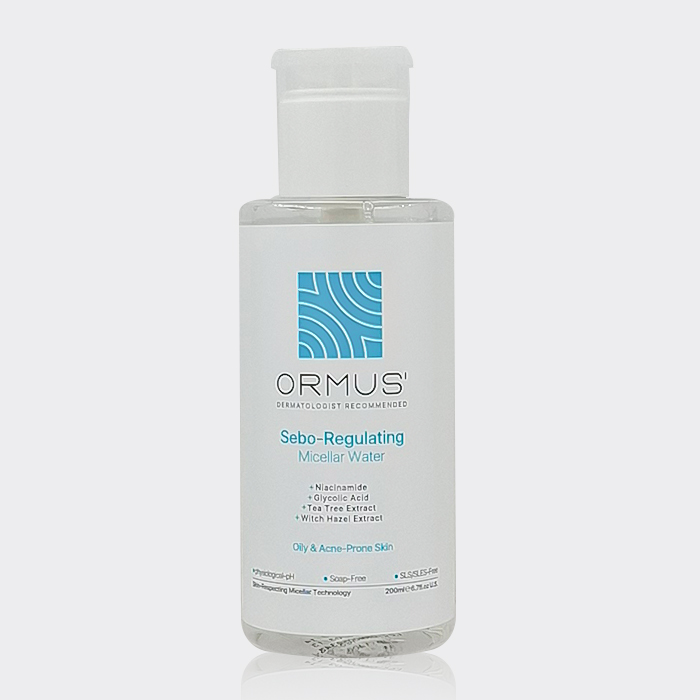 چرب میسلار واتر کنترل چربی اورموس Ormus Sebo Regulation Micellar Water 200ml - Image 1