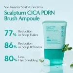 آمپول تقویت‌کننده و پاک‌سازی پوست سر سیکا PDRN لیلیوئه  LILYEVE SCALP TURN CICA PDRN BRUSH AMPOULE - Image 3