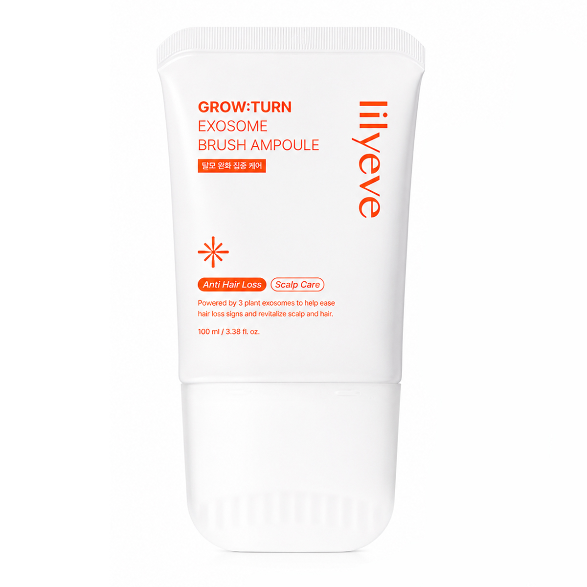 Lilyeve-Grow-Turn-Exosome-Brush-Ampoule-Prime-1 سرم اگزوزوم تقویت کننده و رشد مو لیلیوئه حجم 100 میل Lilyeve grow turn exosome brush ampoule - Image 1
